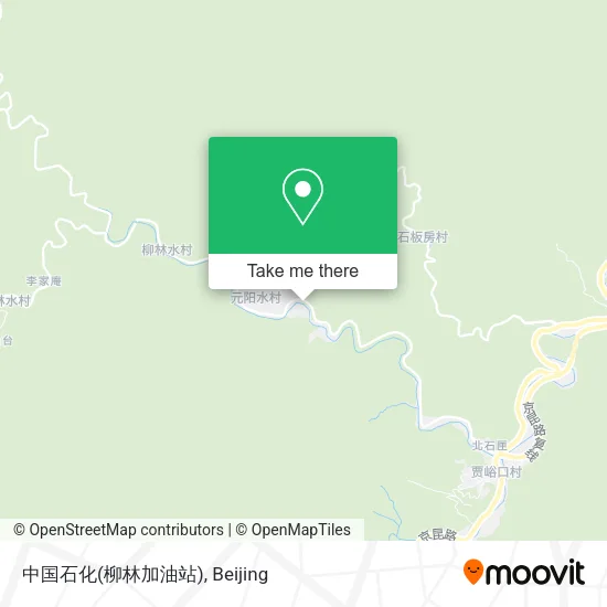 中国石化(柳林加油站) map