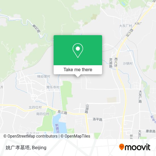 姚广孝墓塔 map