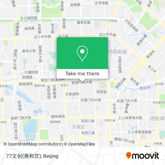77文创(雍和宫) map