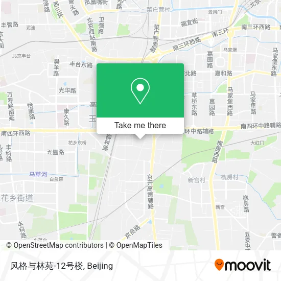 风格与林苑-12号楼 map