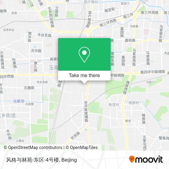 风格与林苑-东区-4号楼 map