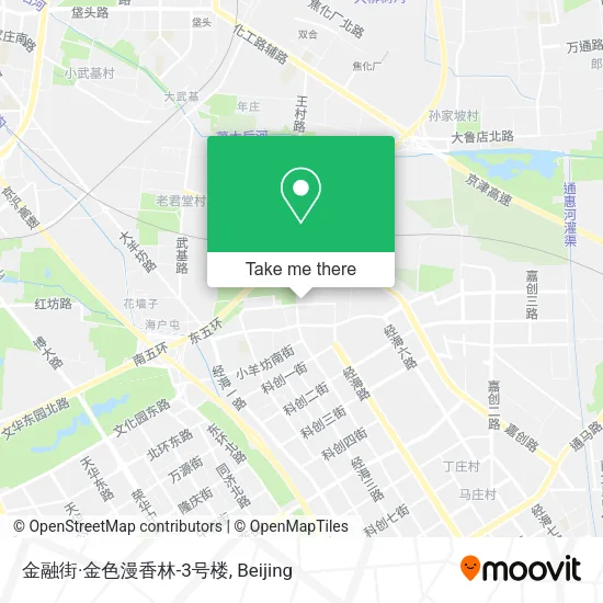 金融街·金色漫香林-3号楼 map