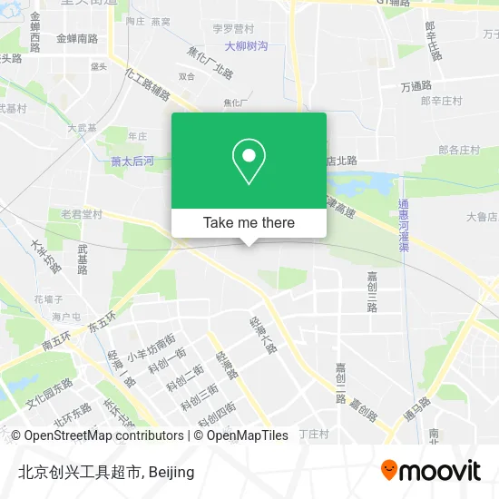 北京创兴工具超市 map