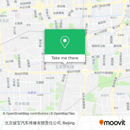 北京骏宝汽车维修有限责任公司 map