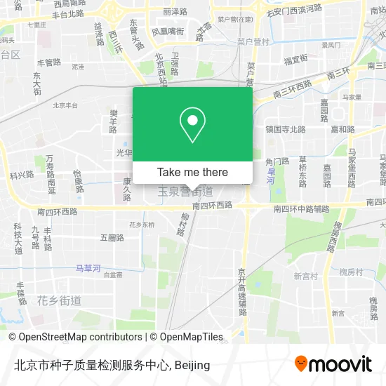 北京市种子质量检测服务中心 map