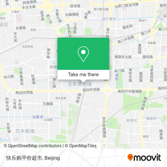 快乐购平价超市 map
