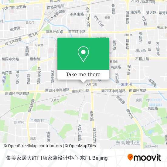 集美家居大红门店家装设计中心-东门 map