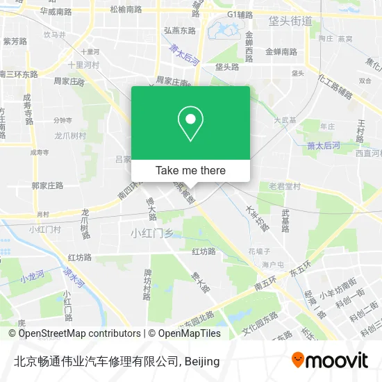 北京畅通伟业汽车修理有限公司 map