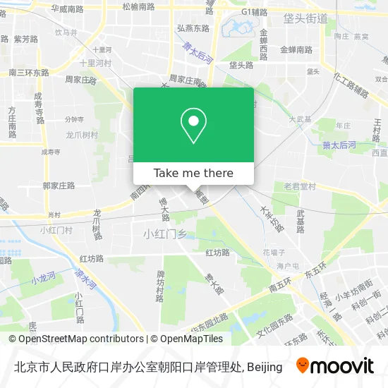 北京市人民政府口岸办公室朝阳口岸管理处 map