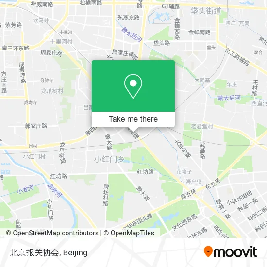 北京报关协会 map