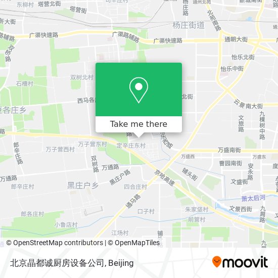 北京晶都诚厨房设备公司 map