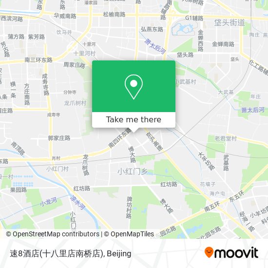 速8酒店(十八里店南桥店) map