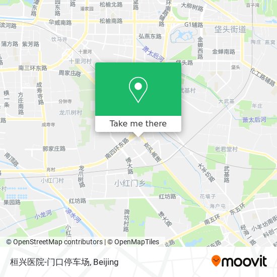 桓兴医院-门口停车场 map
