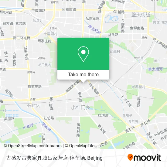 古盛发古典家具城吕家营店-停车场 map