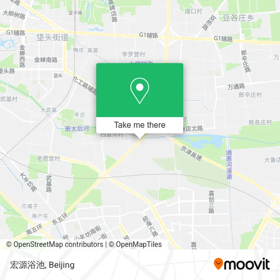 宏源浴池 map