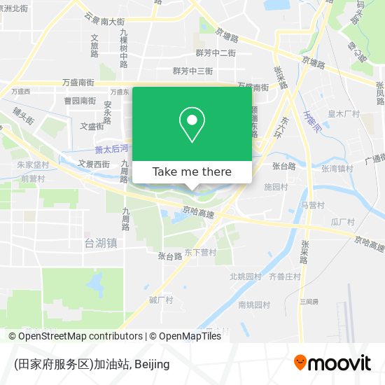 (田家府服务区)加油站 map