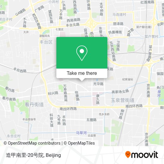 造甲南里-20号院 map