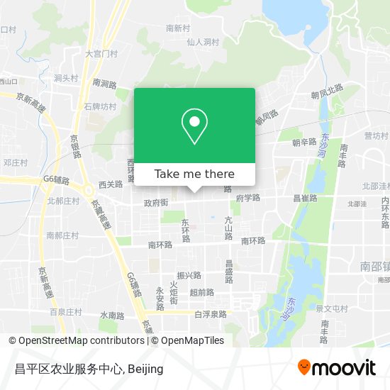 昌平区农业服务中心 map