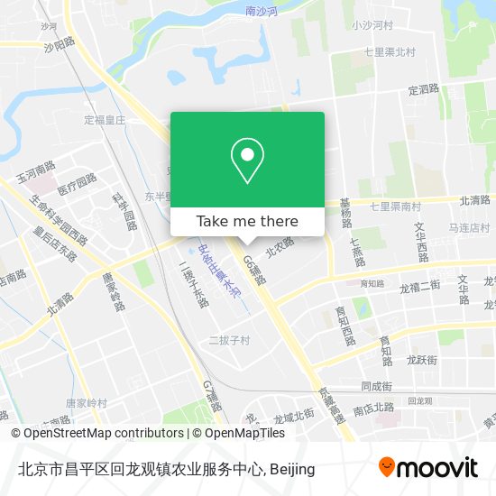北京市昌平区回龙观镇农业服务中心 map