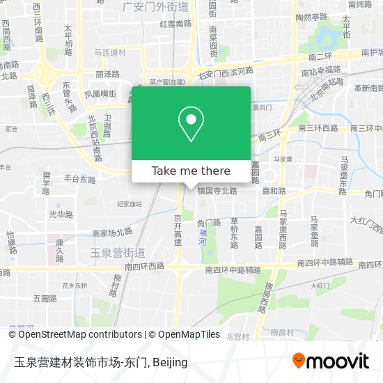 玉泉营建材装饰市场-东门 map