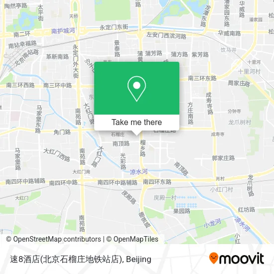 速8酒店(北京石榴庄地铁站店) map