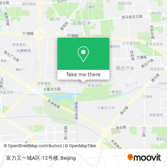 富力又一城A区-12号楼 map