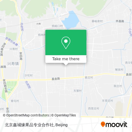 北京鑫城缘果品专业合作社 map