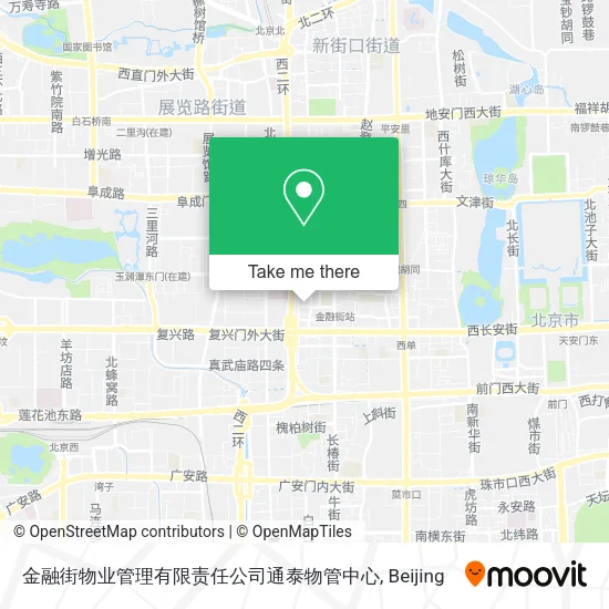 金融街物业管理有限责任公司通泰物管中心 map
