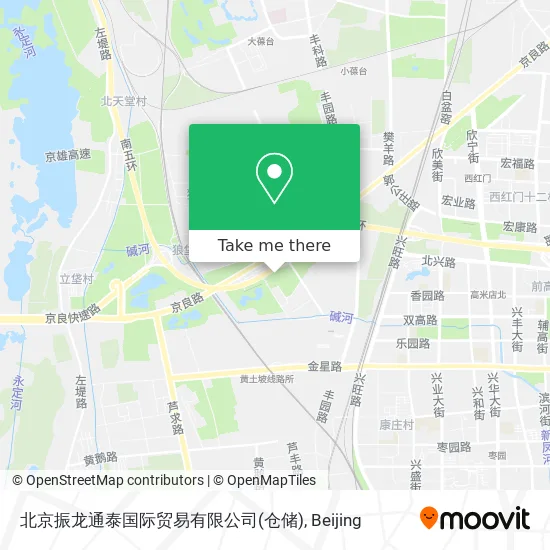 北京振龙通泰国际贸易有限公司(仓储) map