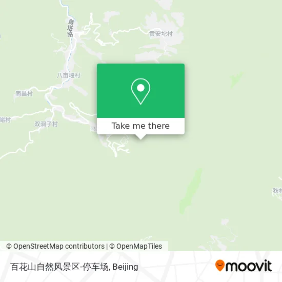 百花山自然风景区-停车场 map