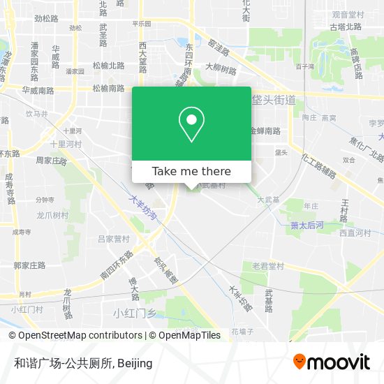 和谐广场-公共厕所 map