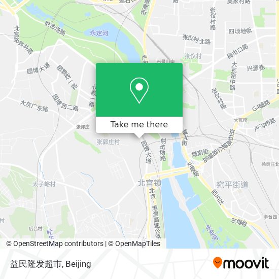 益民隆发超市 map