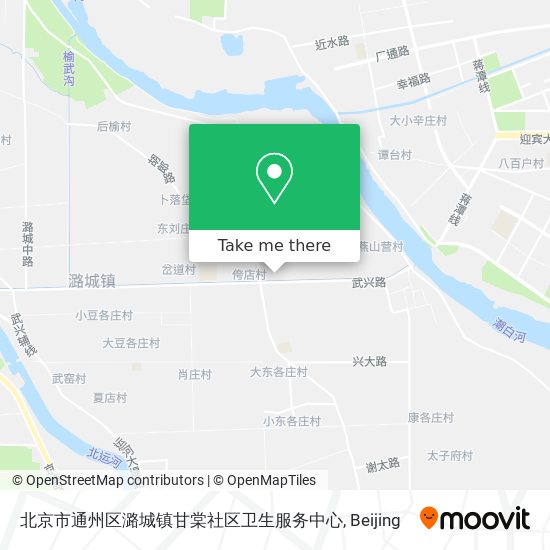 北京市通州区潞城镇甘棠社区卫生服务中心 map