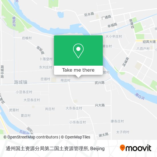 通州国土资源分局第二国土资源管理所 map