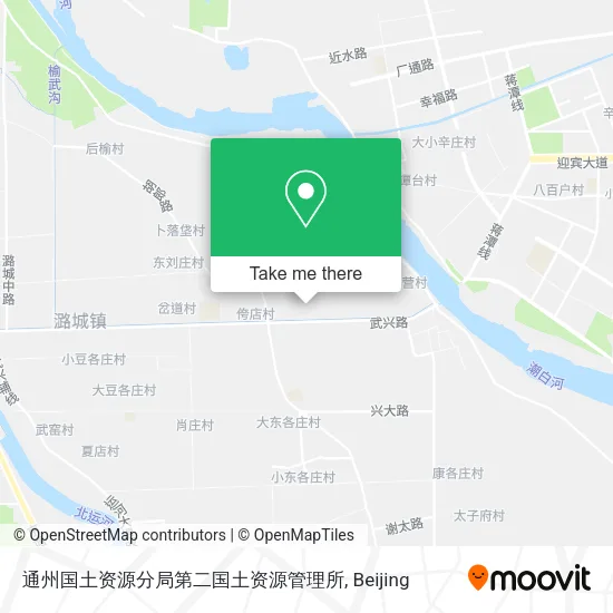通州国土资源分局第二国土资源管理所 map
