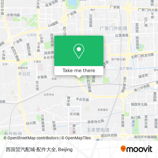 西国贸汽配城-配件大全 map