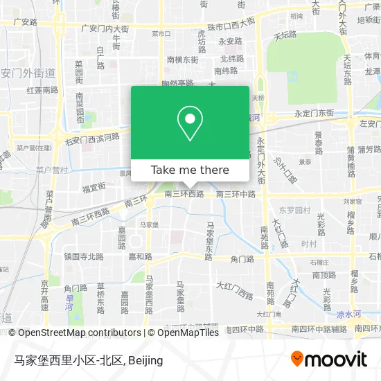 马家堡西里小区-北区 map