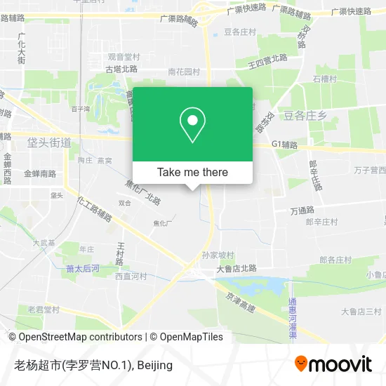 老杨超市(孛罗营NO.1) map