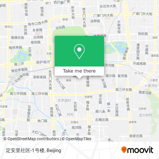 定安里社区-1号楼 map