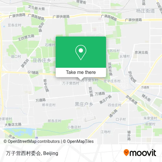 万子营西村委会 map