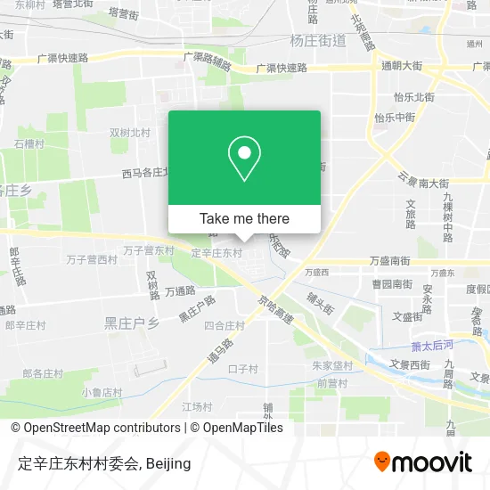 定辛庄东村村委会 map