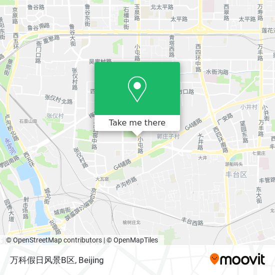 万科假日风景B区 map