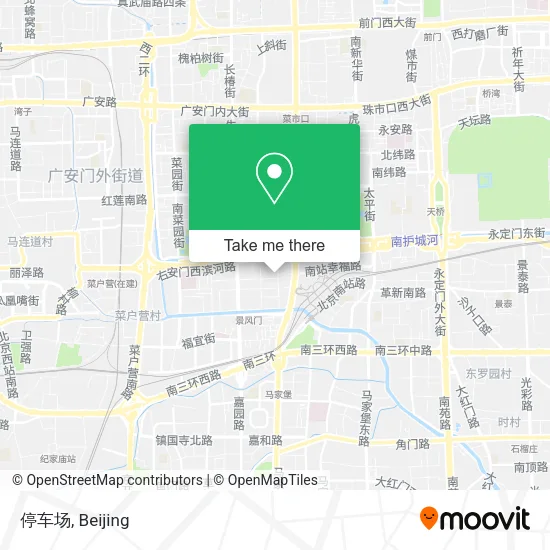 停车场 map