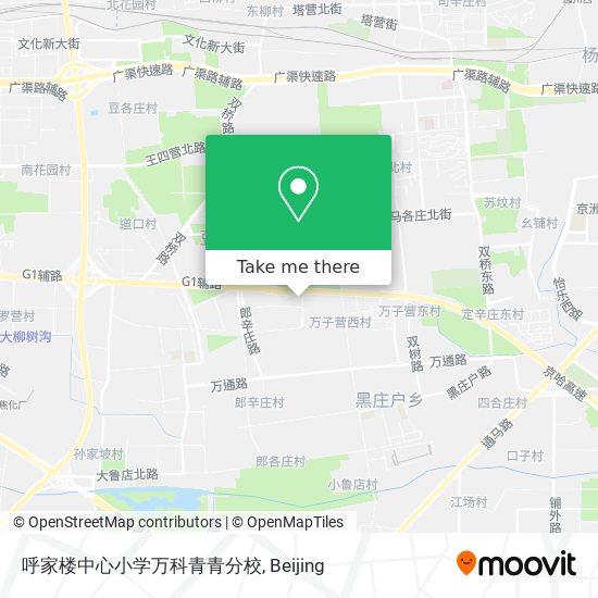 呼家楼中心小学万科青青分校 map