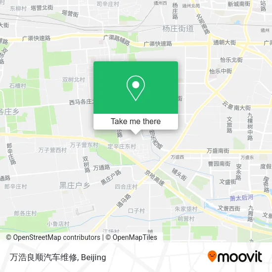 万浩良顺汽车维修 map