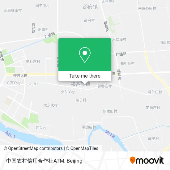 中国农村信用合作社ATM map