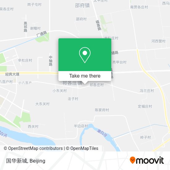 国华新城 map