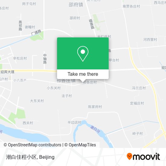 潮白佳程小区 map