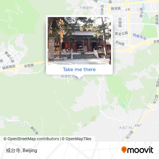 戒台寺 map