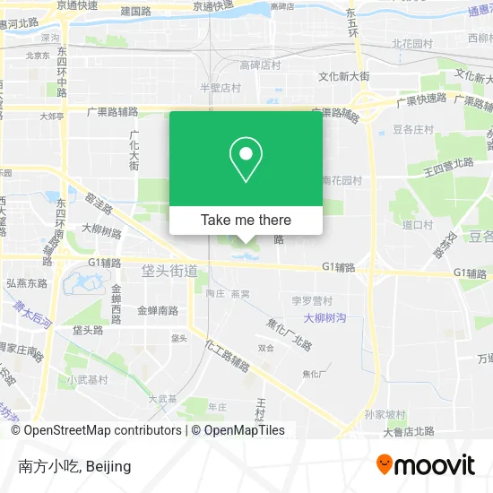 南方小吃 map